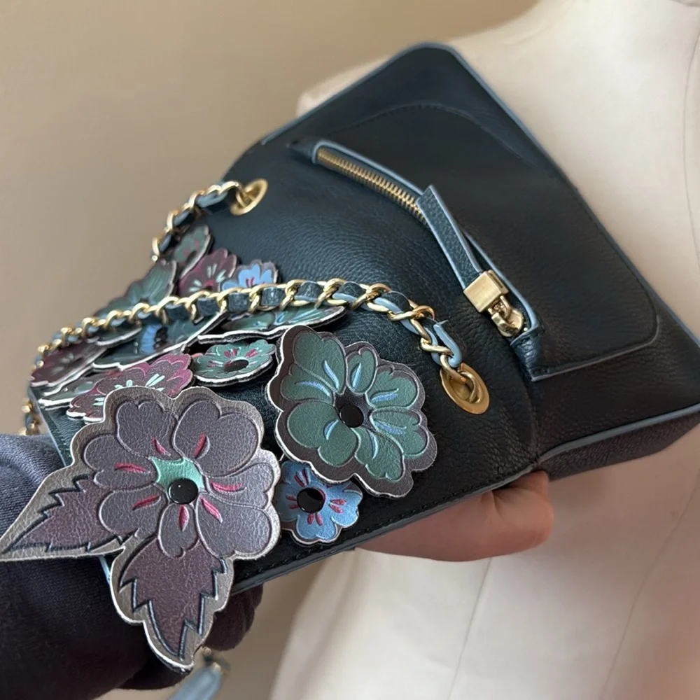 Floral‎ Embellished Women's Crossbody Bag - Picture 11 of 17